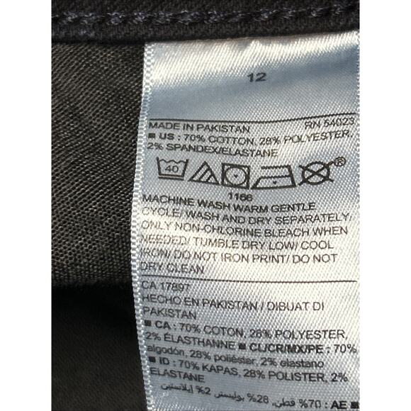 Old Navy Rockstar Super Skinny High Rise Jeans, Dark Wash, Women’s Size 12 - Picture 4 of 4